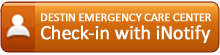 Check in with iNotify at Destin Emergency Care Center